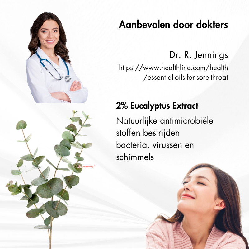 AdemVrij™ | Keel- en Hoestverzachtende Lymfespray