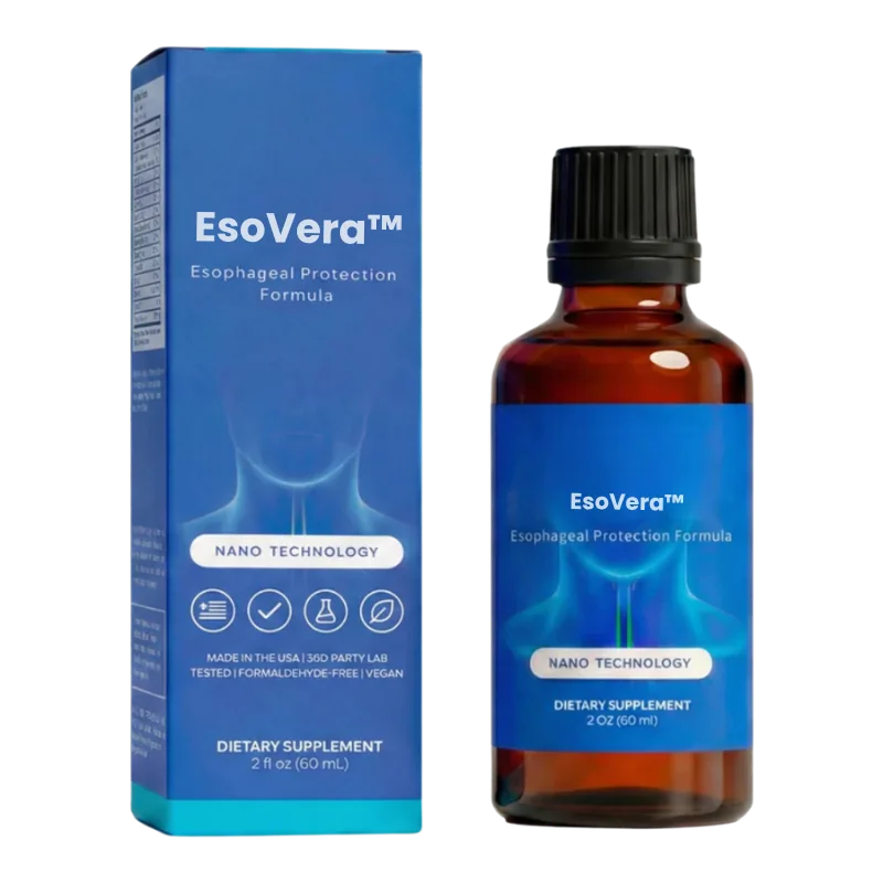 Esovera food supplement – bottle and packaging box