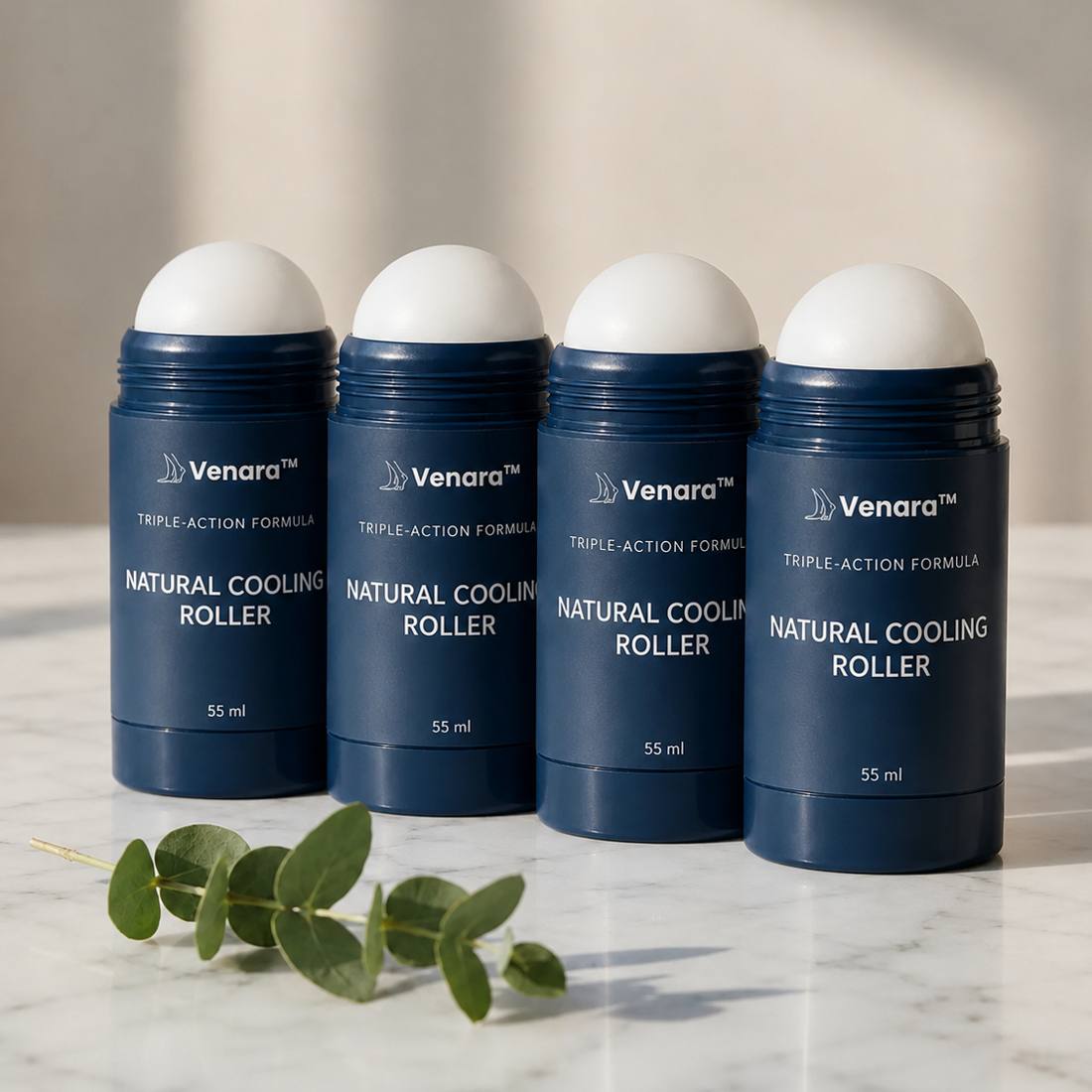 Venara natural cooling roller – four rollers bundle